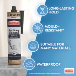 Unibond  Sanitary Sealant White 280ml
