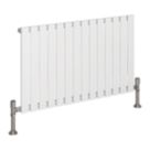 Reina Harley Single 600mm x 980mm 2219BTU White Horizontal Designer Radiator