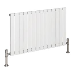 Reina Harley Single 600mm x 980mm 2219BTU White Horizontal Designer Radiator