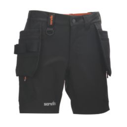 Scruffs Alverton Stretch Holster Work Shorts Black 38" W