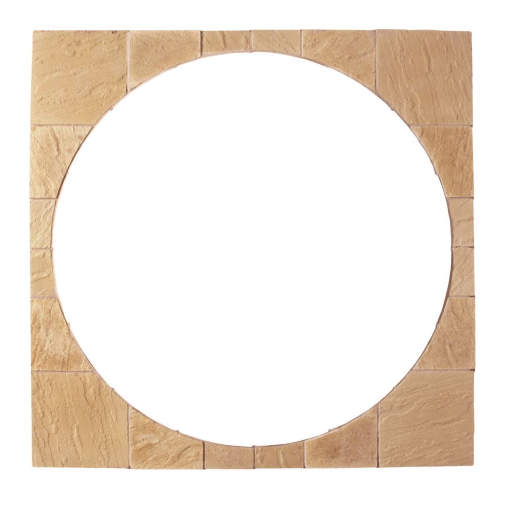 Kelkay Abbey Paving Squaring Off Kit York Gold 7.29m² 20 Pack