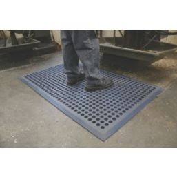 COBA Worksafe Anti-Slip Floor Mat Blue 1.5m x 0.9m x 12mm
