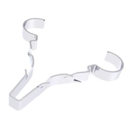 D-Line Safe-D Fire Rated Single Stag Clips 6-8mm² Silver 50 Pack