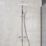 Triton Velino HP Rear-Fed Exposed Chrome Thermostatic Diverter Mixer Shower
