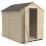 Forest  5' x 7' (Nominal) Apex Overlap Timber Shed with Base & Assembly