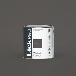 LickPro  Eggshell Black 03 Emulsion Paint 2.5Ltr
