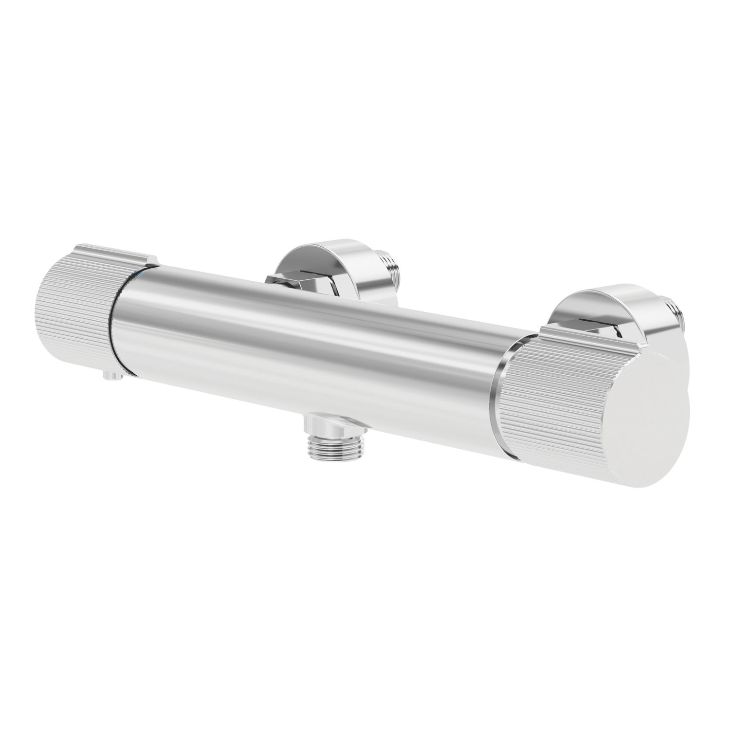 Swirl Gallen Exposed Single Outlet Thermostatic Chrome Shower Mixer (131KF)