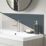 Splashwall Malibu / Storm Vanity Splashback Gloss Beige/Blue 250mm x 800mm x 4mm
