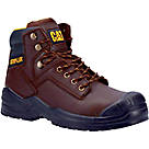 CAT Striver Mid    Safety Boots Brown Size 7