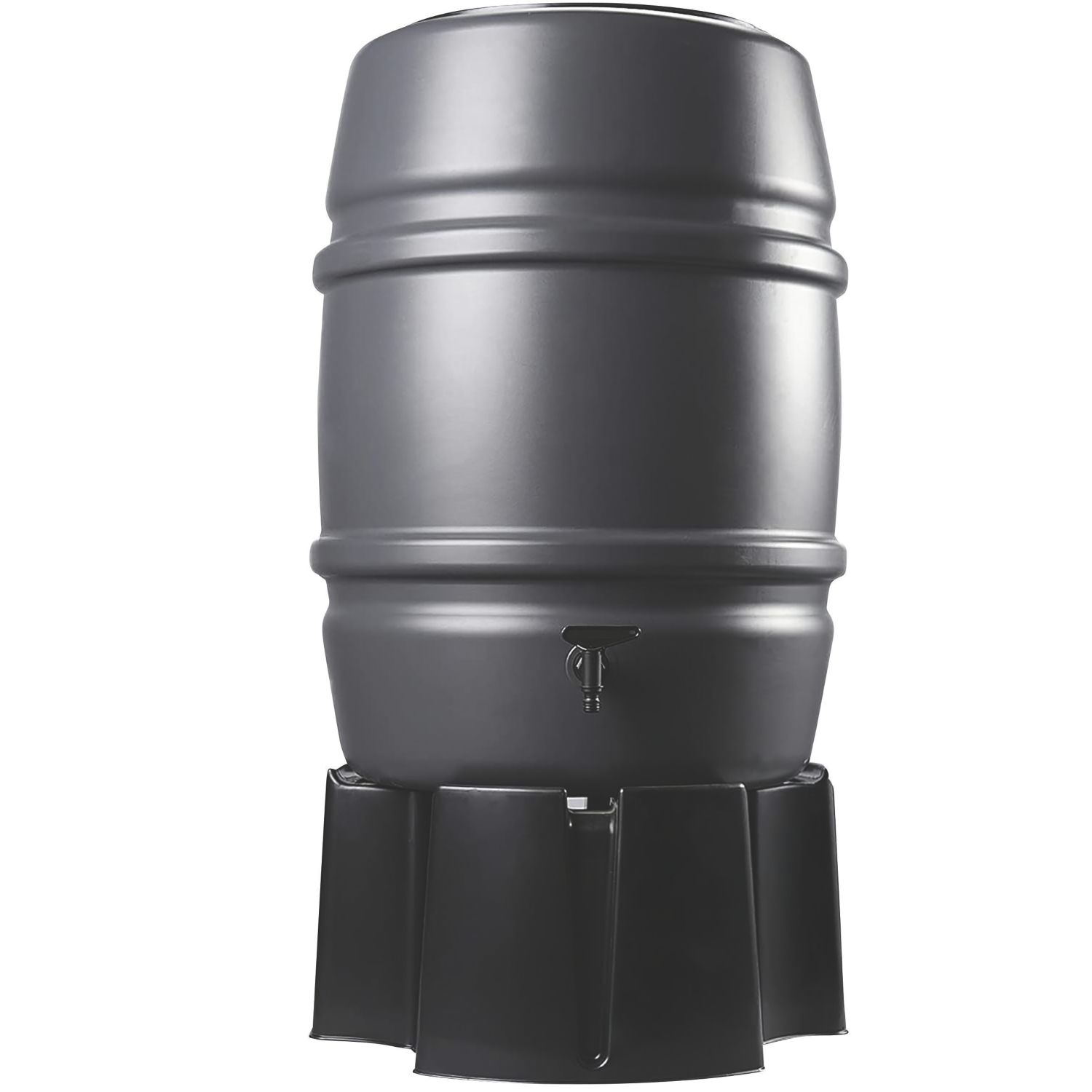 Straight PLC Harcostar Water Butt Kit Grey 168Ltr (131PV)