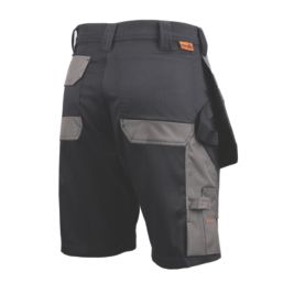 Scruffs Worker Plus Multi-Pocket Holster Work Shorts Black 40" W