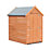 Shire  4' x 6' (Nominal) Apex Overlap Timber Shed
