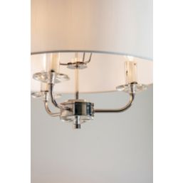 Quay Design Polaris 3-Light Pendant Bright Nickel