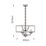 Quay Design Polaris 3-Light Pendant Bright Nickel