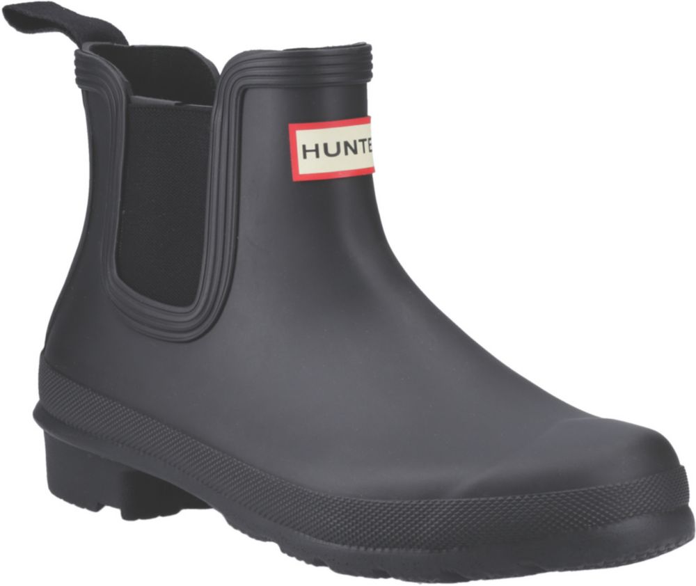 Hunter Original Chelsea Size 5 Womens Black Waterproof Non Safety