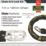 Burg-Wachter Hardened Steel Motorbike Security Chain & U- Lock 1m x 12mm
