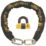 Burg-Wachter Hardened Steel Motorbike Security Chain & U- Lock 1m x 12mm