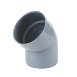 FloPlast  Solvent Weld 135° Single Socket Bottom Offset Bend Grey 110mm