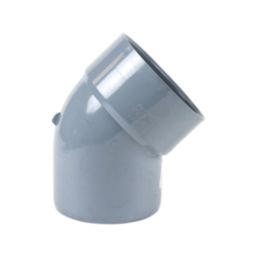 FloPlast  Solvent Weld 135° Single Socket Bottom Offset Bend Grey 110mm