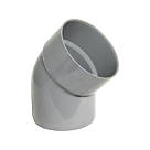 FloPlast  Solvent Weld 135° Double Socket Bottom Offset Bend Grey 110mm