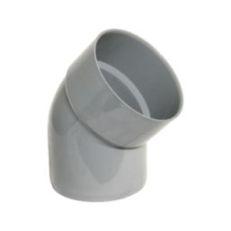 FloPlast  Solvent Weld 135° Single Socket Bottom Offset Bend Grey 110mm