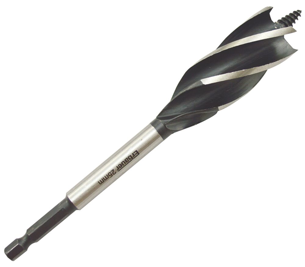 Erbauer Auger Wood Drill Bit 165mm x 25mm Screwfix