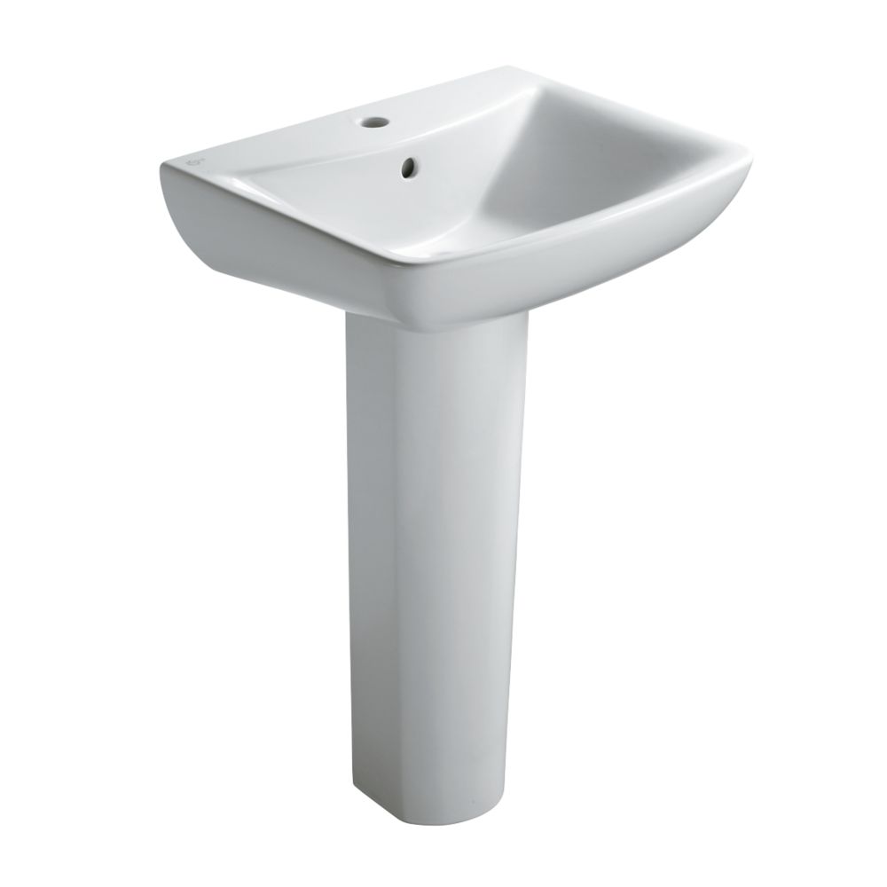 Pedestal Basin | Toilets & Basins | Screwfix.com