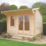 Shire Marlborough 12' x 12' (Nominal) Reverse Apex Timber Log Cabin