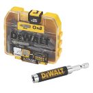 DEWALT  6.35mm 25mm Hex Shank PZ2 Screwdriver Bit Box 25 Pcs