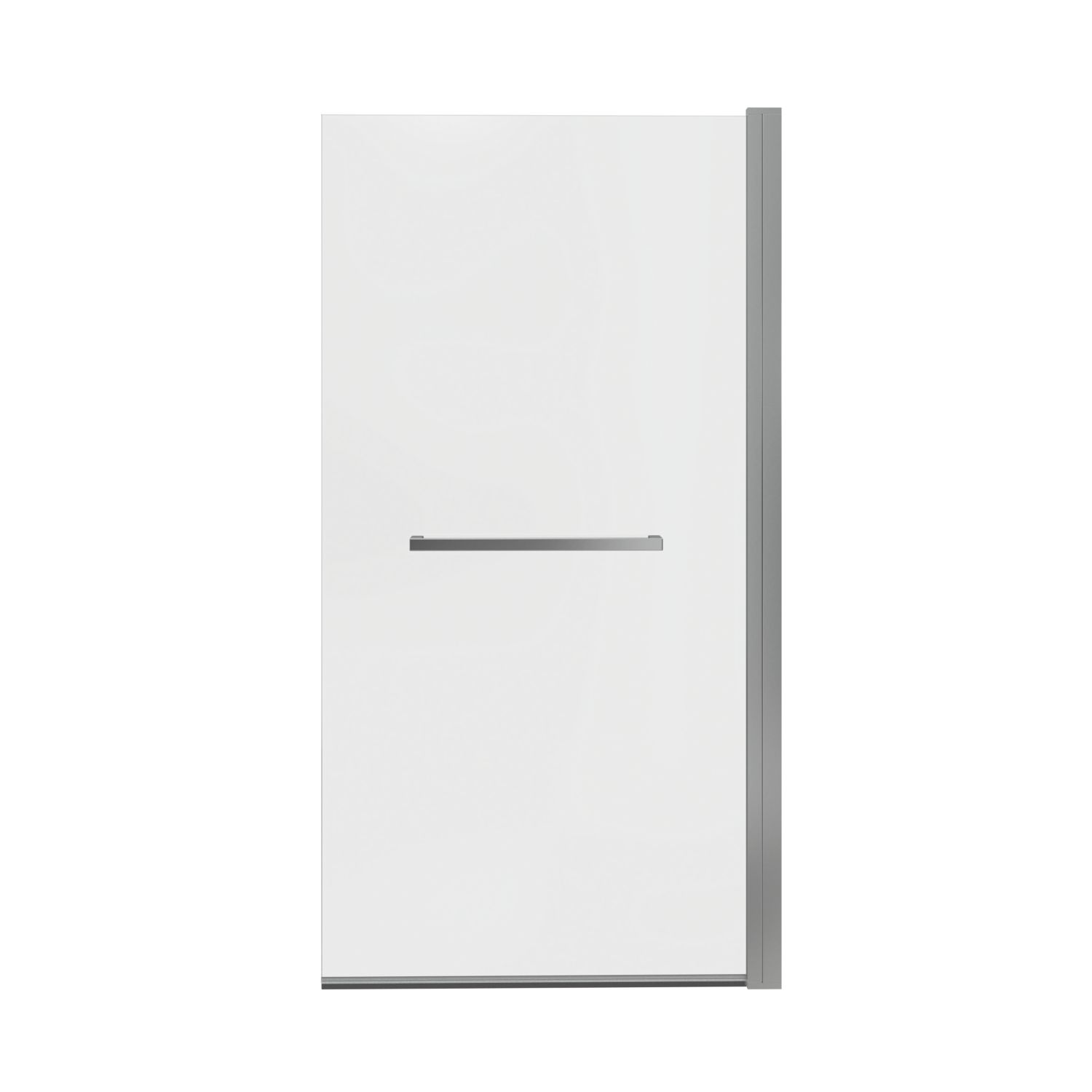 Semi-Framed Chrome Bath Screen Reversible 800mm x 1500mm (132AA)