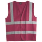 Pro RTX High Visibilty  Waistcoat Maroon 2X Large 52" Chest