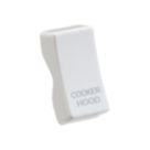 Knightsbridge 'COOKER HOOD' Switch Cover White