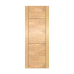 Green & Taylor  Satin Lacquered Oak Wooden Ladder Internal Fully-Finished Door 2040mm x 626mm