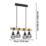 Eglo Townshend 5 Pendant Light Black/Brown