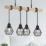 Eglo Townshend 5 Pendant Light Black/Brown