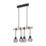Eglo Townshend 5 Pendant Light Black/Brown