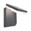 Lutec Moze Outdoor LED Solar Wall Light With PIR Sensor Black  1000lm