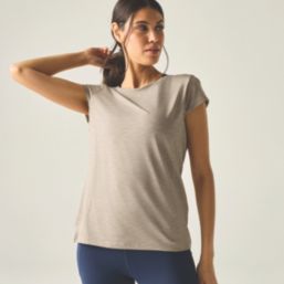Regatta Hyperdimension II Short Sleeve Womens T-Shirt Parchment Size 14