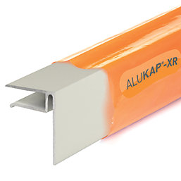ALUKAP-XR White 10mm Sheet End Stop Bar 4800mm x 40mm