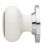 Designer Levers  Door Knob on Chrome Base 60mm Pair White