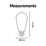 Calex  E27 ST64 LED Light Bulb Gold 250lm 3.5W
