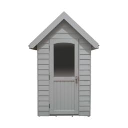 Forest FRA46GYIN 5' x 6' 6" (Nominal) Apex Overlap Timber Shed with Assembly