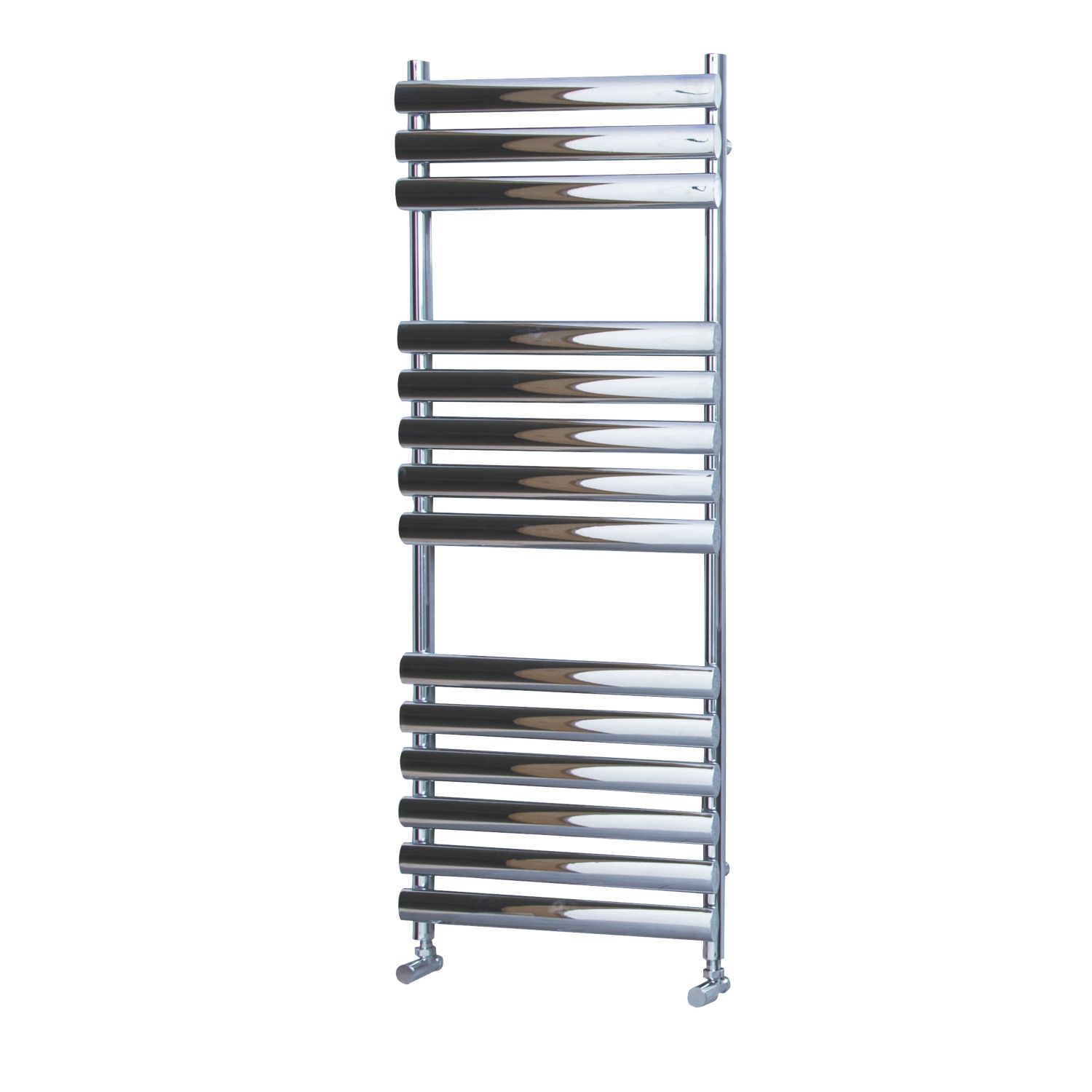 Towelrads 1200mm x 500mm 1221BTU Chrome Flat Designer Towel Radiator (132RY)