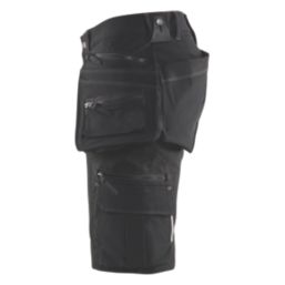 Blaklader  4-Way Stretch Shorts Black 40" W