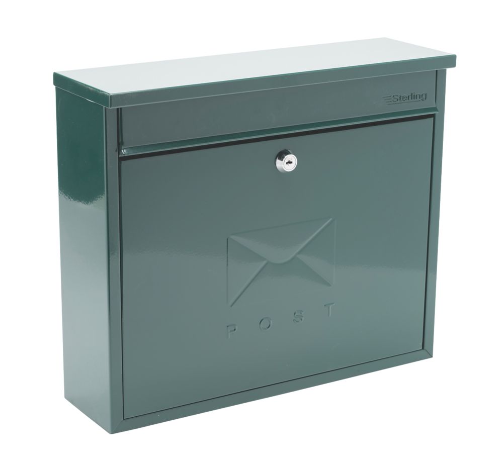 Burg-Wachter Elegance Post Box Green Powder-Coated