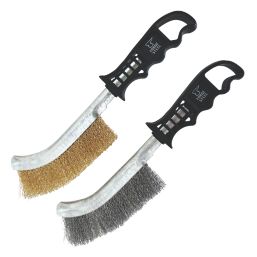 Forge Steel Wire Brush Set 2 Pieces