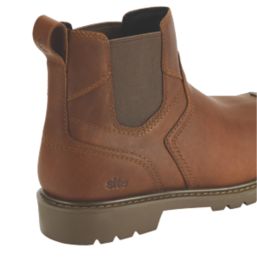 Site Hallissey Size 11  Brown Waterproof Steel Toe Cap Safety Dealer Boots