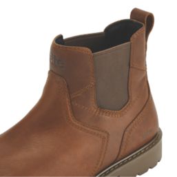 Site Hallissey Size 11  Brown Waterproof Steel Toe Cap Safety Dealer Boots