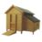 Shire  4' x 4' (Nominal) Tongue & Groove Timber Chicken Coop