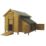 Shire  4' x 4' (Nominal) Tongue & Groove Timber Chicken Coop